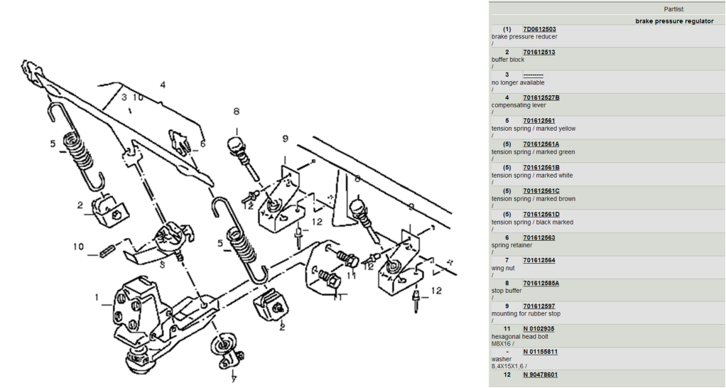 Brake load sensing valve!! VW T4 Forum VW T5 Forum